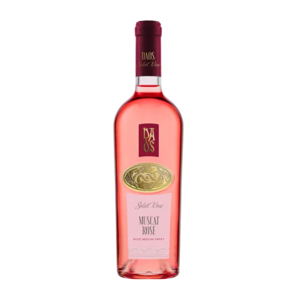 Wino Daos Muscat Rose 12% różowe półsłodkie 750 ml