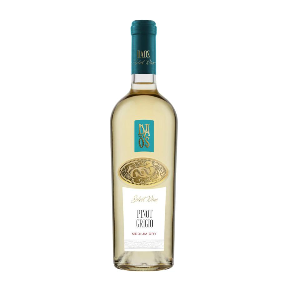 Wino Daos Pinot Grigio 12,5% białe półwytrawe 750 ml