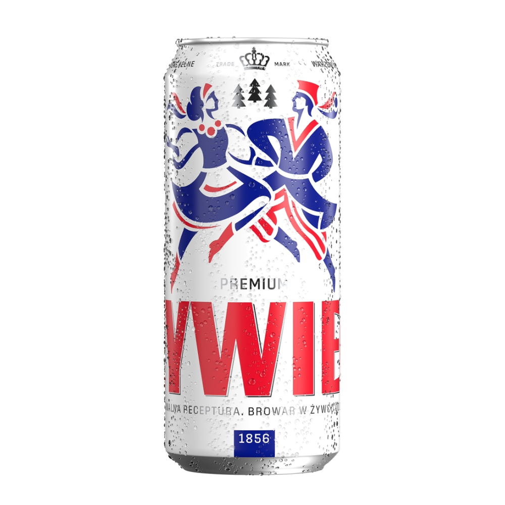 Piwo Żywiec Premium Jasne Pełne 5,5% 500 ml puszka DRS