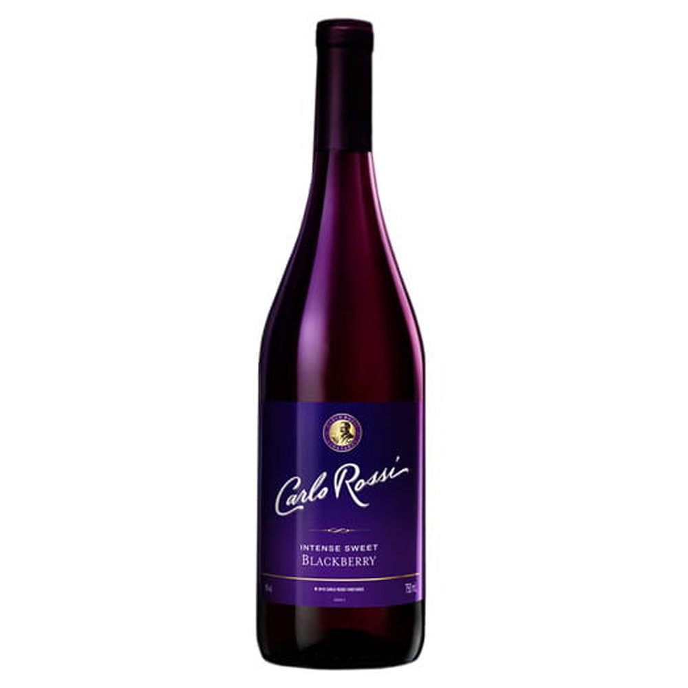 Wino Carlo Rossi Intense Sweet Blackberry 9% czerwone słodkie 750 ml
