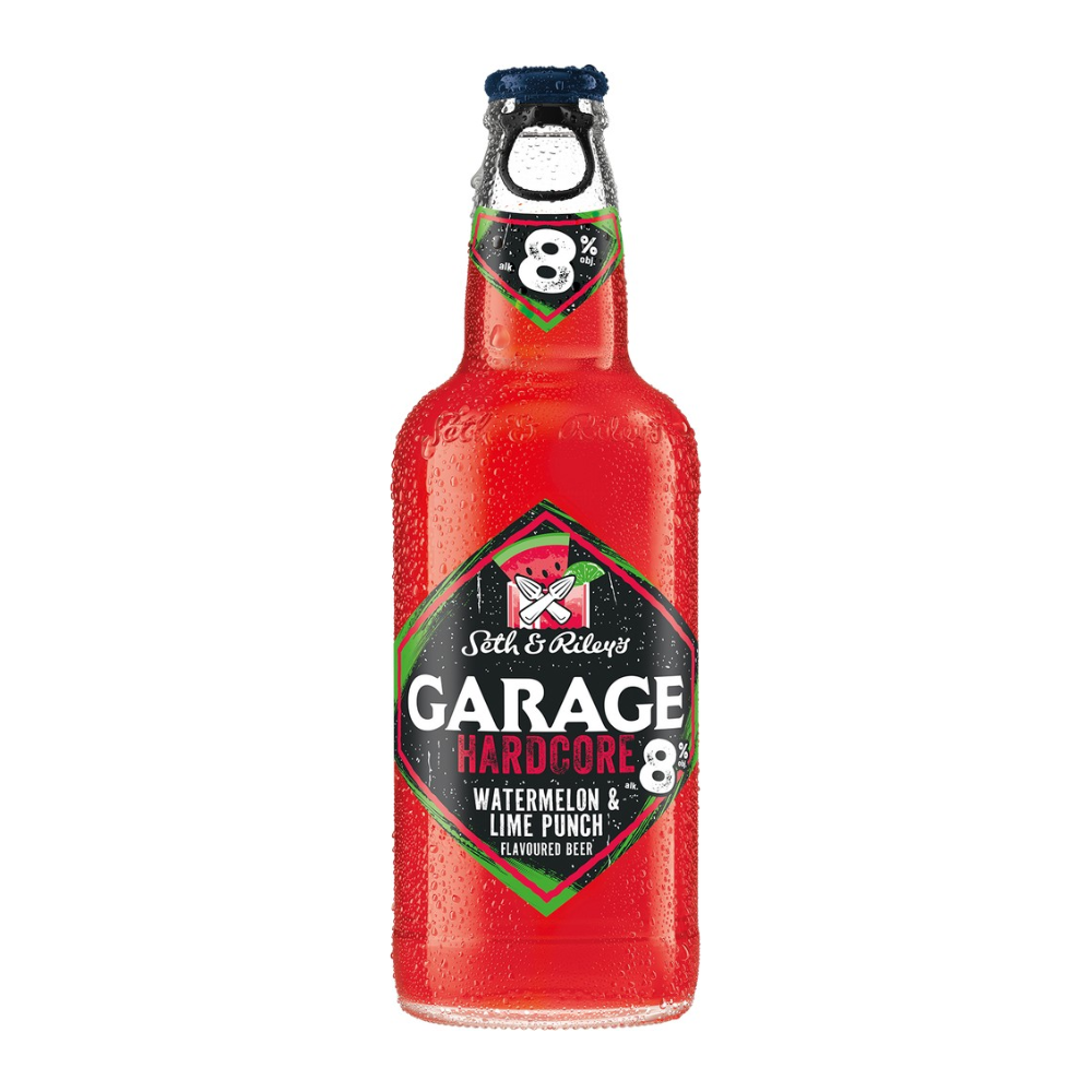 Piwo S&R’s Garage Hardcore Watermelon & Lime Punch 8% 400 ml