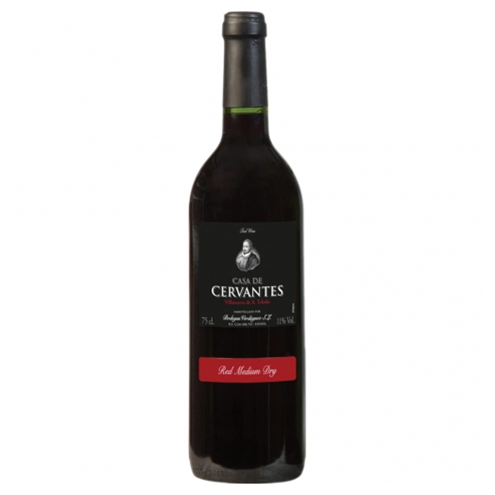 Wino Cervantes 11% czerwone półwytrawne 750 ml