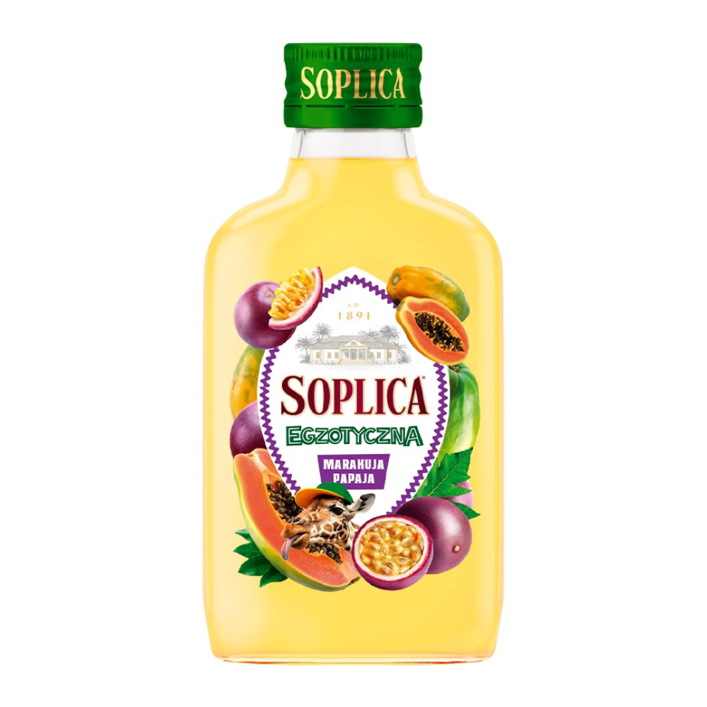 Wódka Soplica Egzotyczna Marakuja Papaja 21% 90 ml