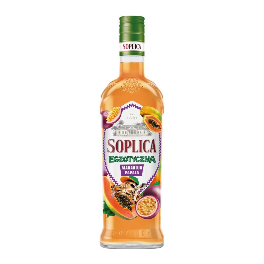 Wódka Soplica Egzotyczna Marakuja Papaja 21% 500 ml