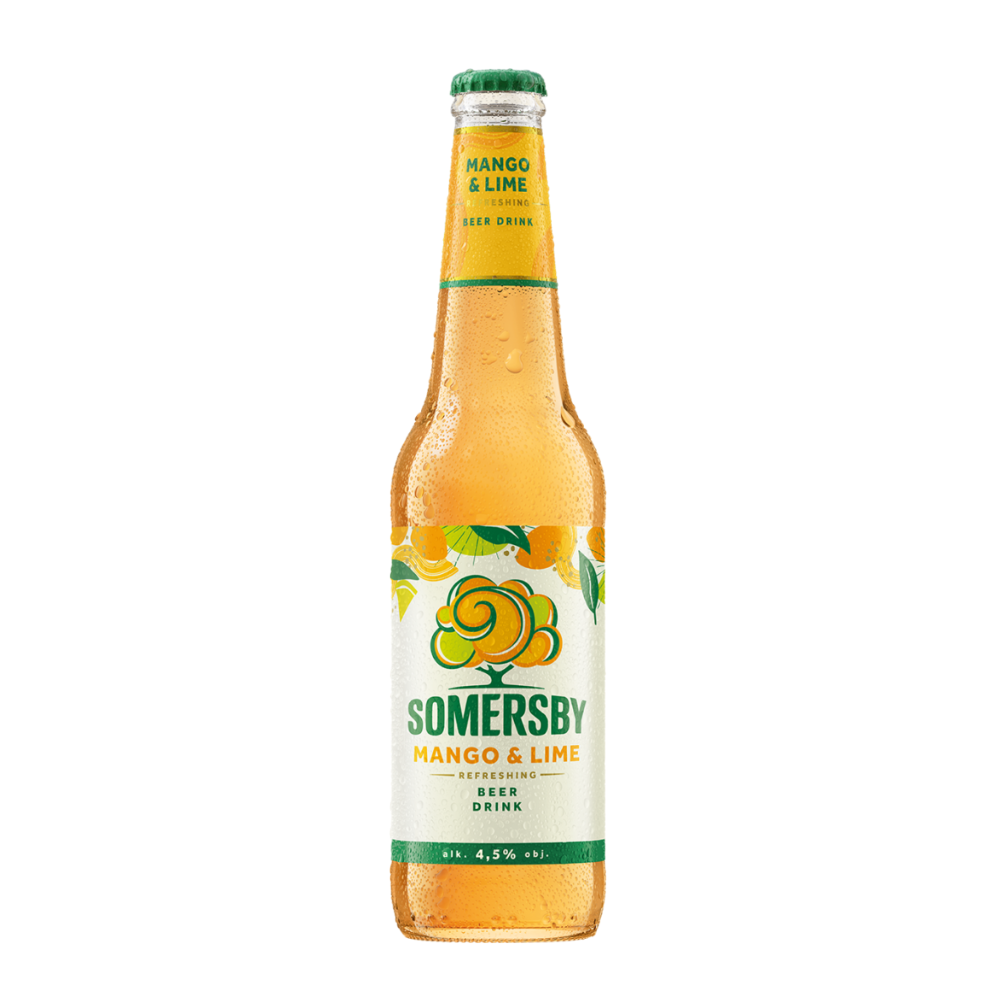 Piwo Somersby Mango & Lime 4,5% 400 ml DRS