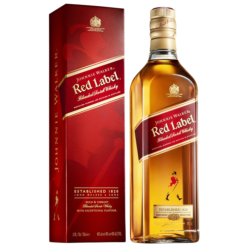 Whisky Johnnie Walker Red 40% 700 ml kartonik