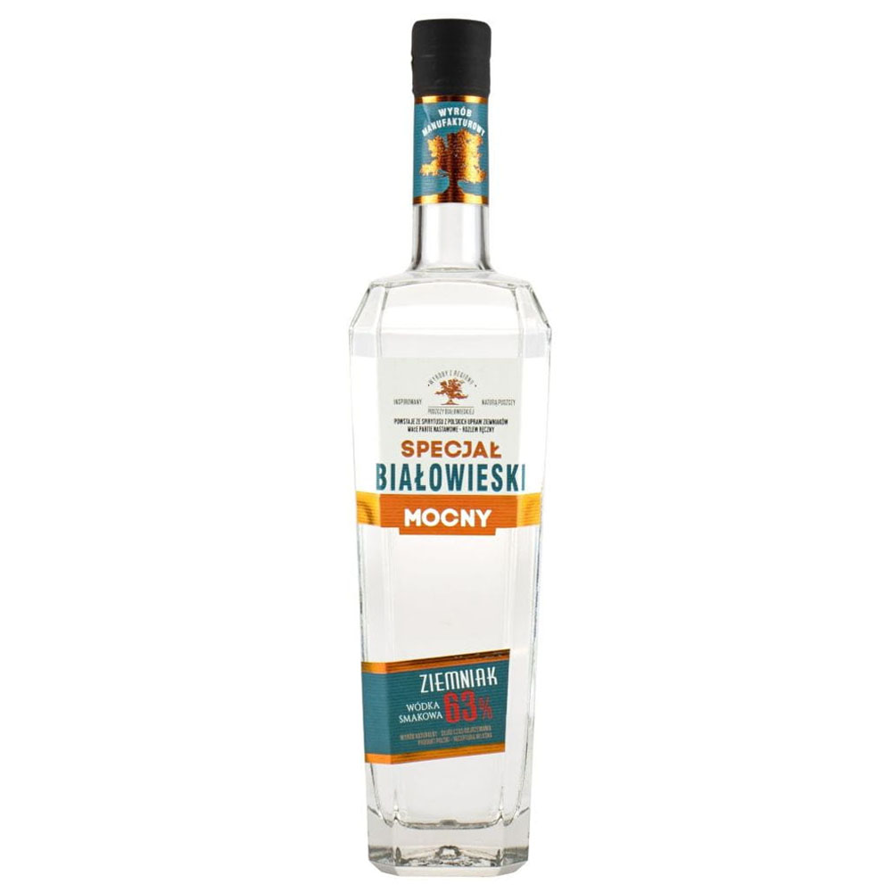 Wódka Specjał Białowieski Mocny Ziemniak 63% 500 ml