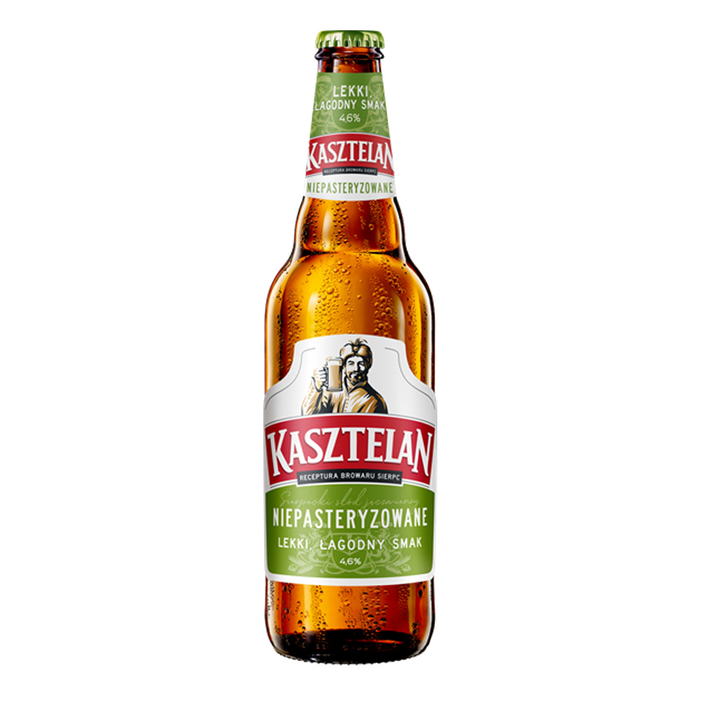 Piwo Kasztelan Niepasteryzowane 4,6% 500 ml