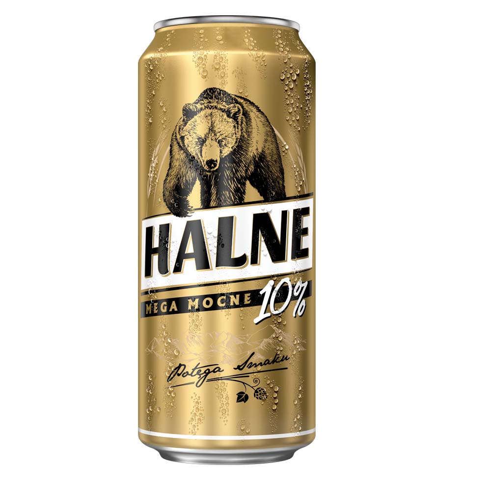 Piwo Halne Mega Mocne 10% 500 ml puszka