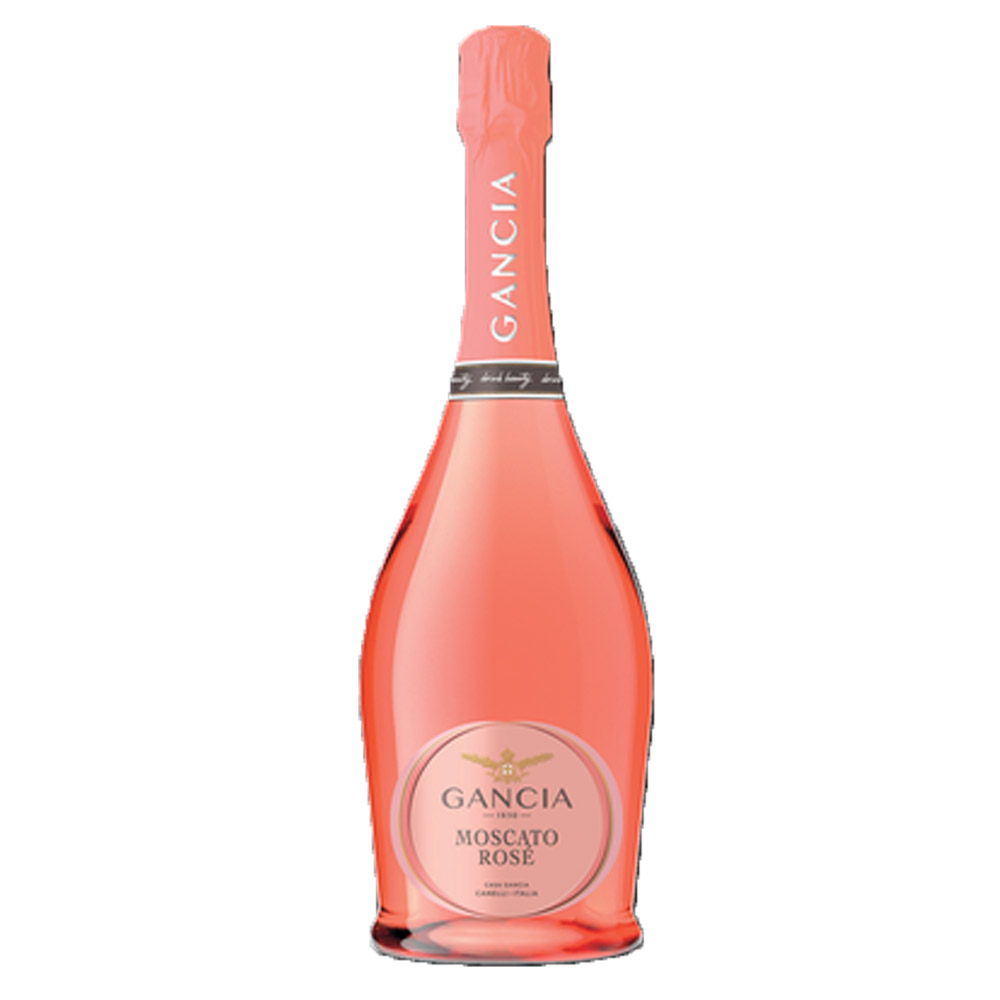 Wino Gancia Moscato Rose 11% różowe wytrawne 750 ml