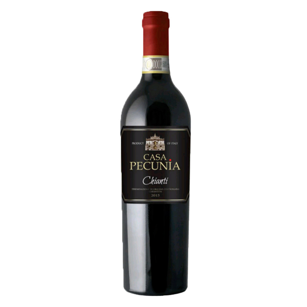 Wino Casa Pecunia Chianti 12% czerwone półsłodkie 750 ml