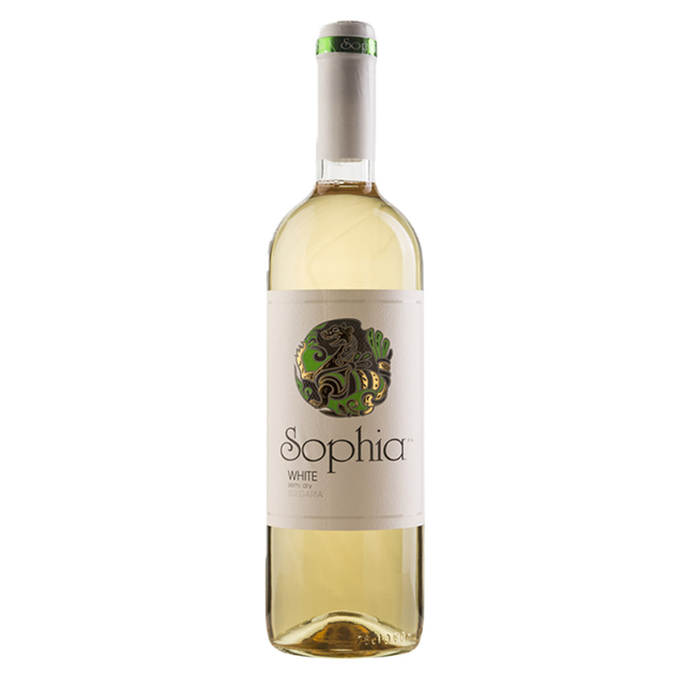 Wino Sophia 11% białe półwytrawne 750 ml