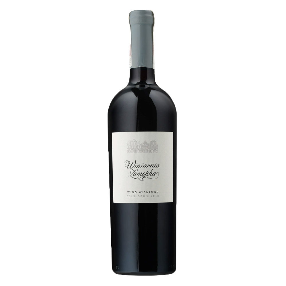 Wino Winiarnia Zamojska Wiśnia 9% czerwone półsłodkie 750 ml