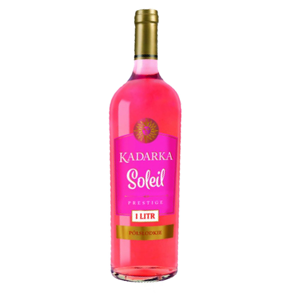 Wino Kadarka Soleil Prestige 11% różowe półsłodkie 1000 ml