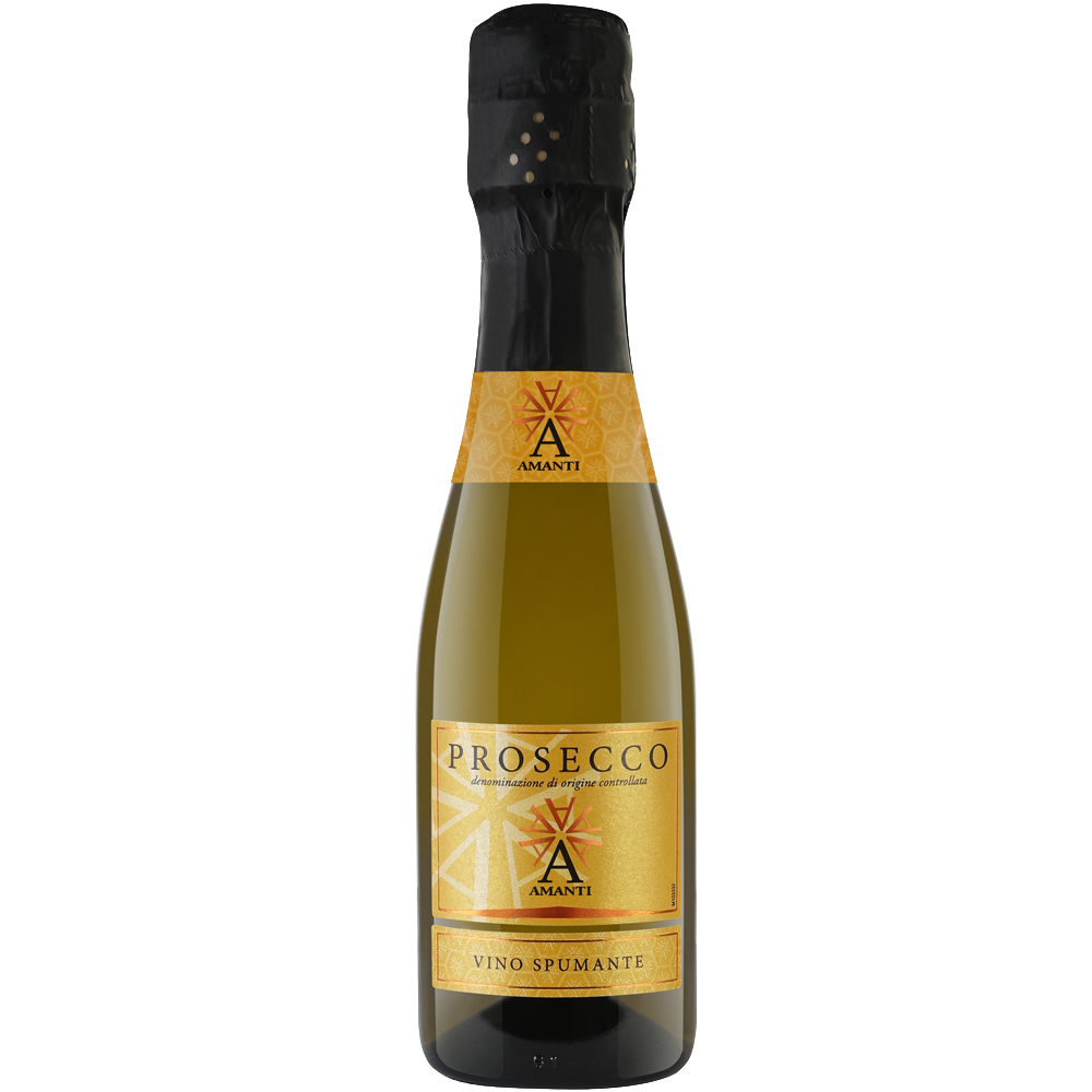 Wino Amanti Prosecco Dry 10,5 % białe półwytrawne 200 ml
