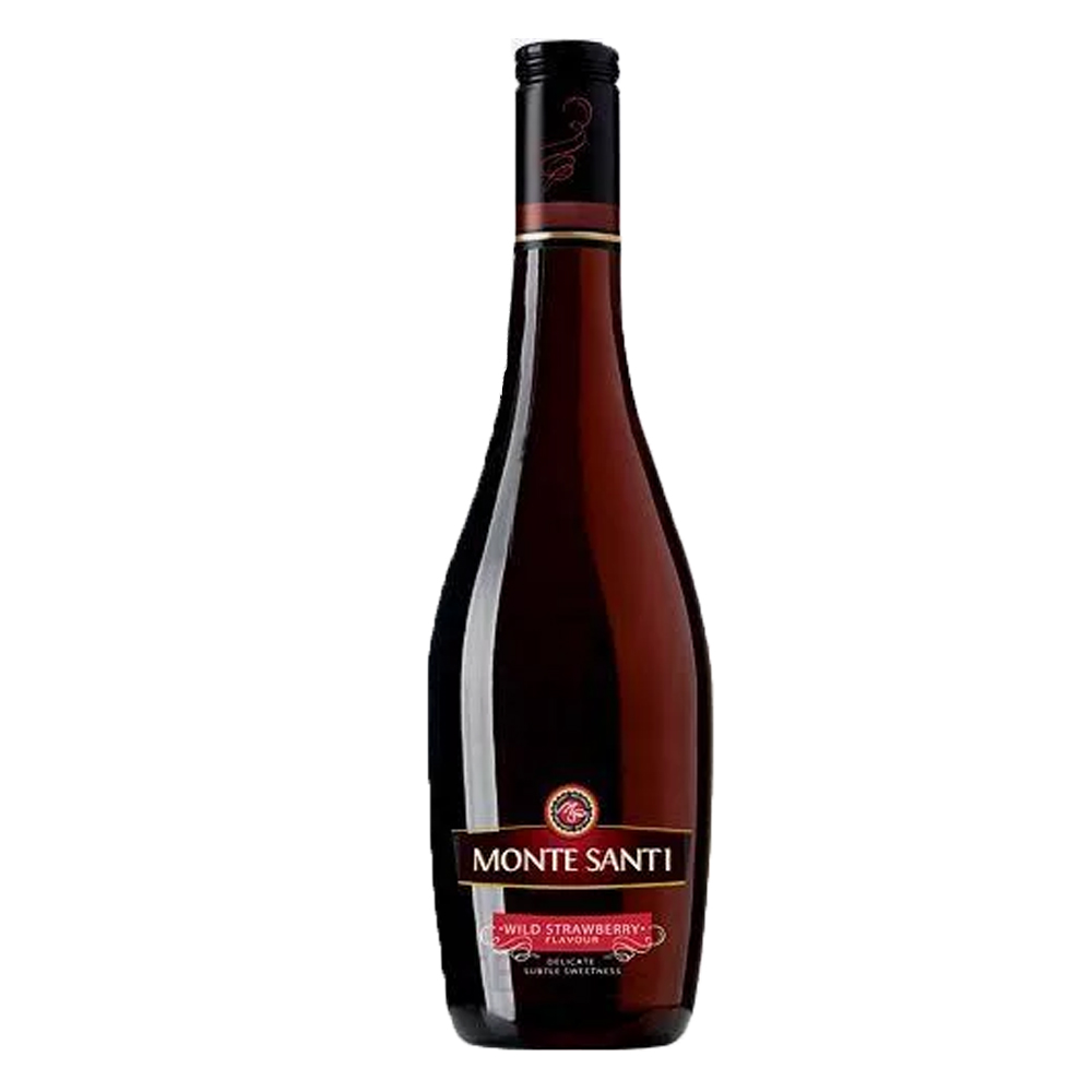 Wino Monte Santi Wild Strawbery 11% czerwone słodkie 750 ml