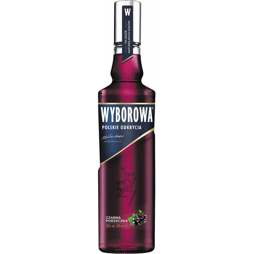 Likier Wyborowa Czarna Porzeczka 30% 500 ml