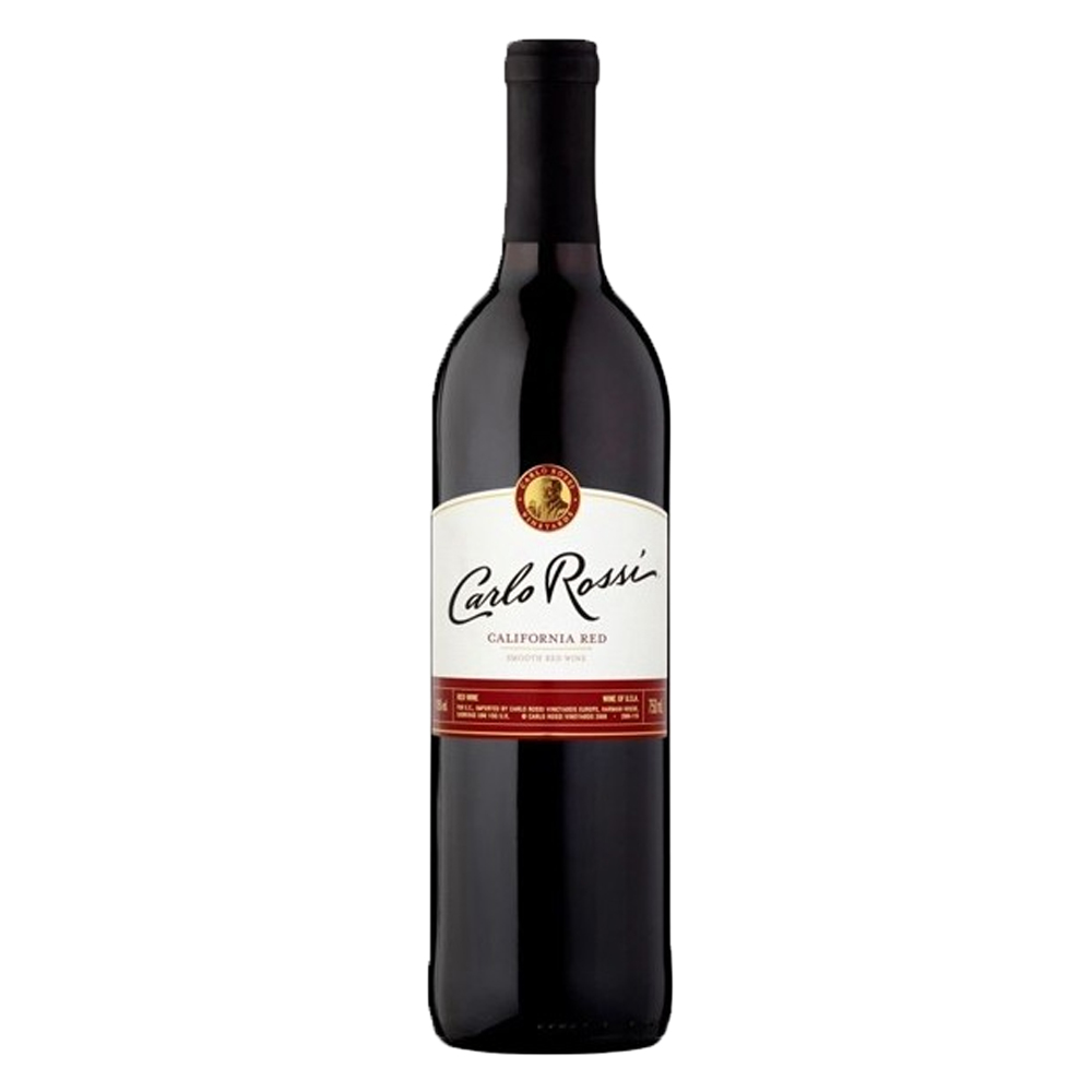 Wino Carlo Rossi Red 12% czerwone półwytrawne 750 ml