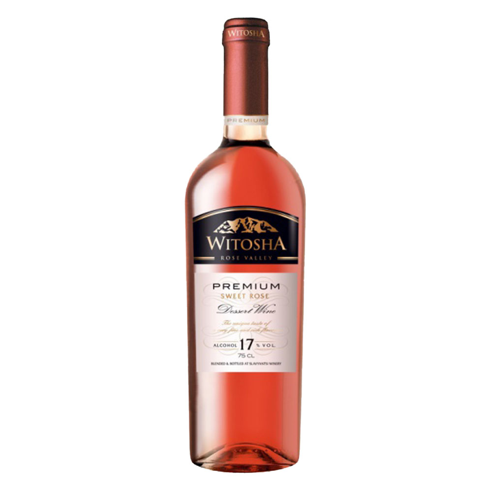 Wino Witosha 17% różowe słodkie 750 ml