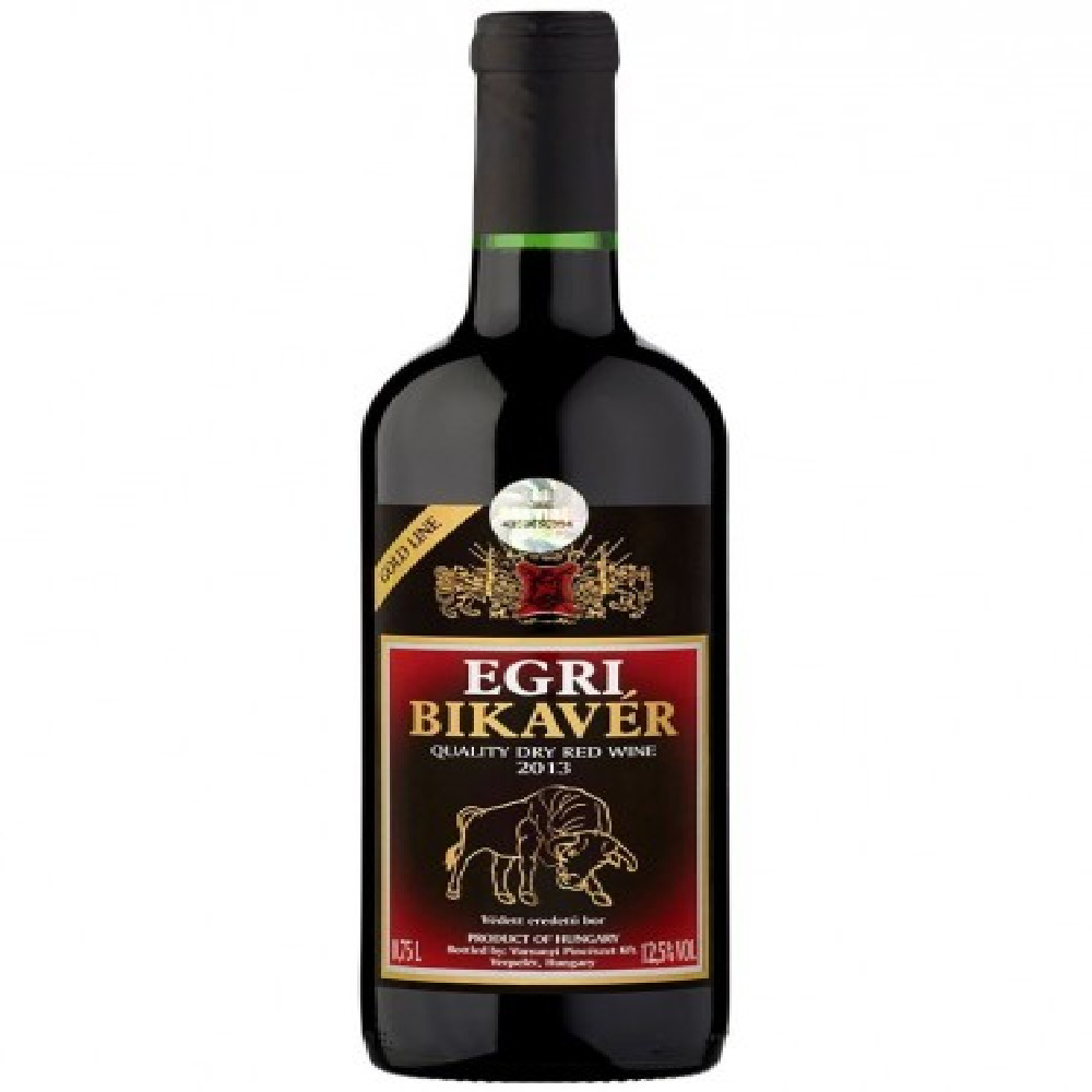 Wino Egri Bikaver Gold Line 12,5% czerwone wytrawne 750 ml