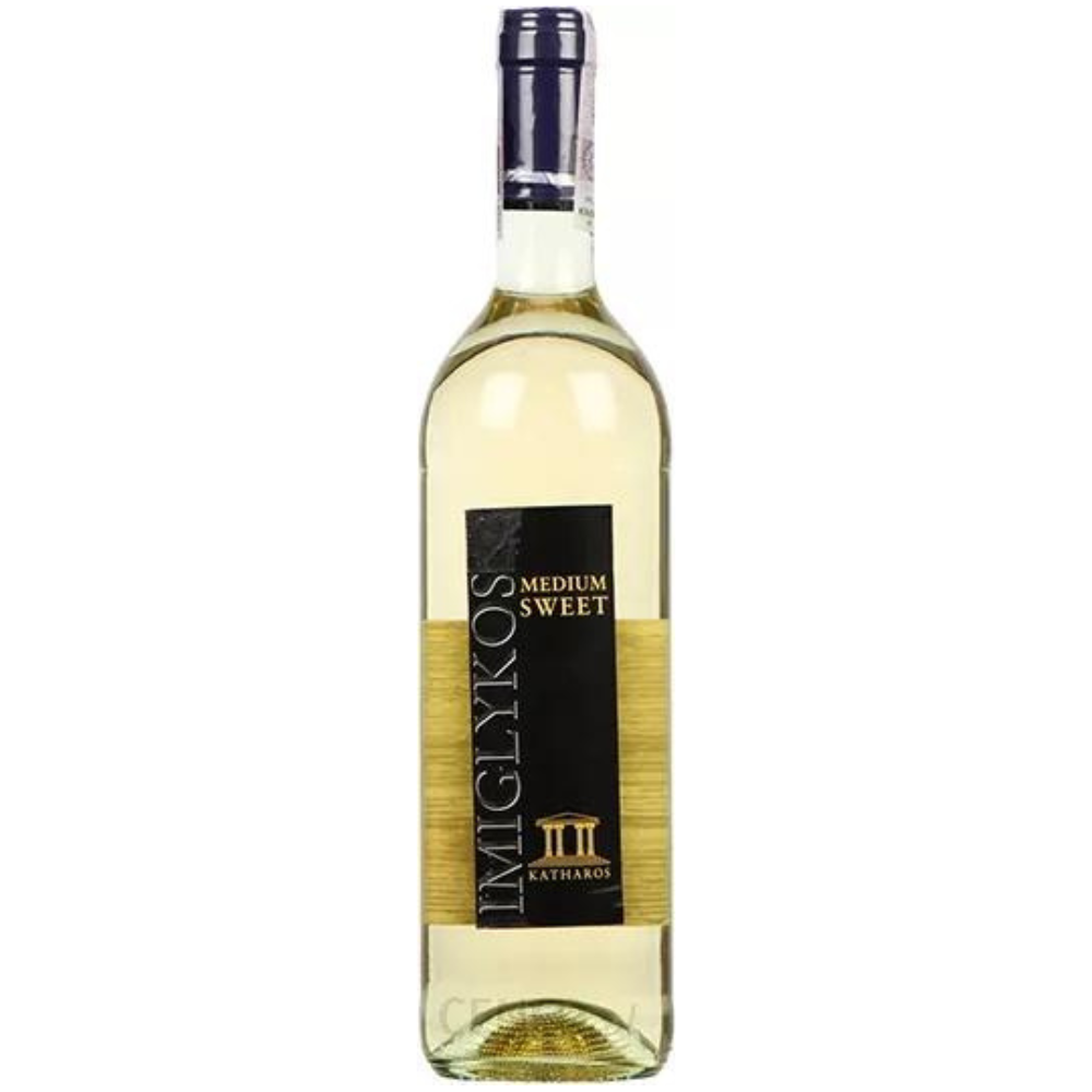 Wino Imiglykos Katharos 11% białe półsłodkie 750 ml