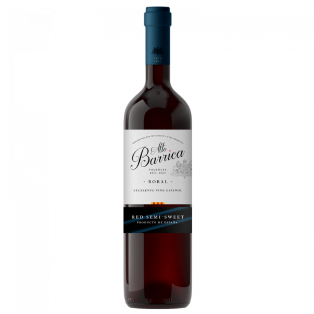 Wino Alto Barrica 12% czerwone półsłodkie 750 ml