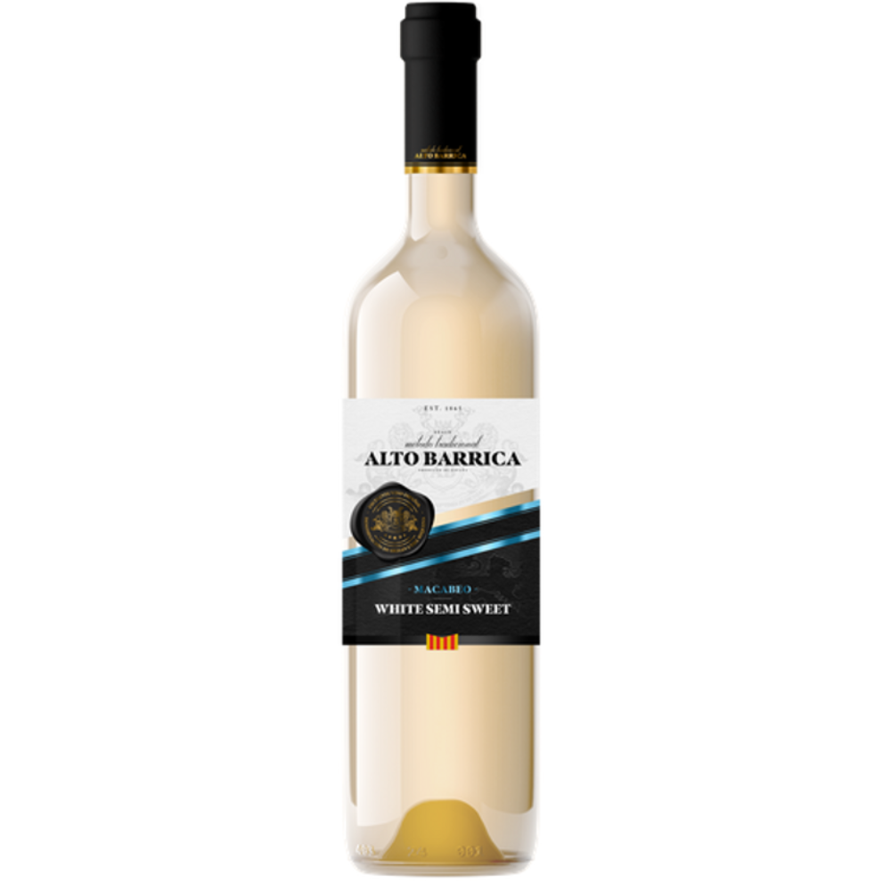 Wino Alto Barrica 11,5% białe półsłodkie 750 ml