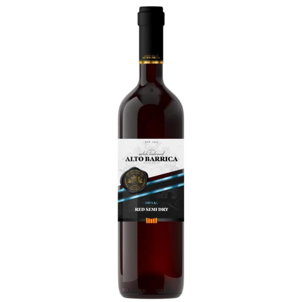Wino Alto Barrica 12% czerwone półwytrawne 750 ml