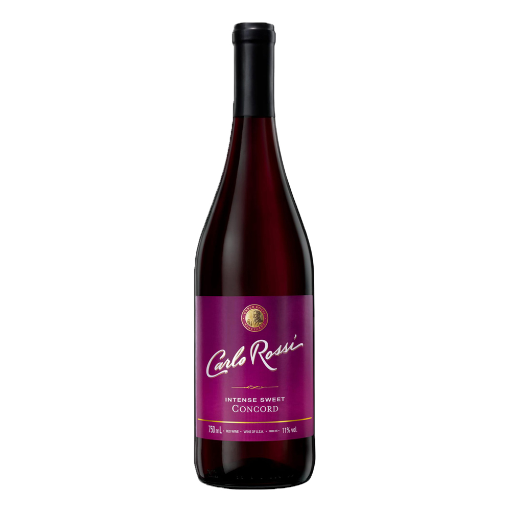 Wino Carlo Rossi Intense Sweet Concord 11% czerwone słodkie 750 ml