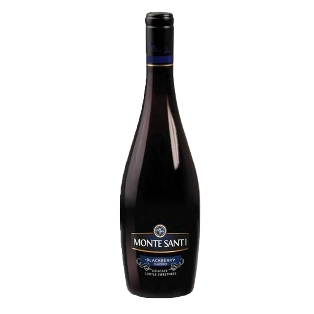 Wino Monte Santi Blackberry 11% czerwone słodkie 750 ml