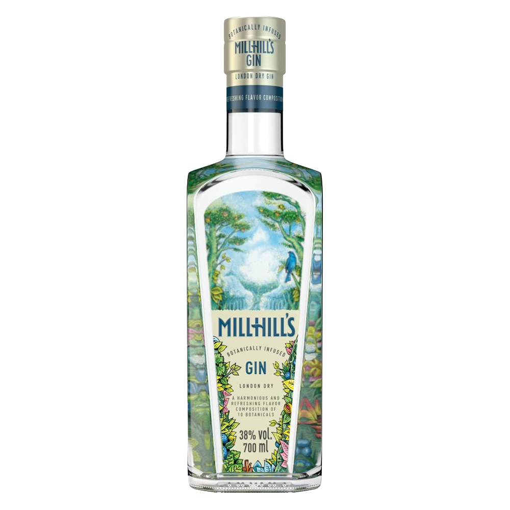 Gin Millhill's London Dry 38% 700 ml