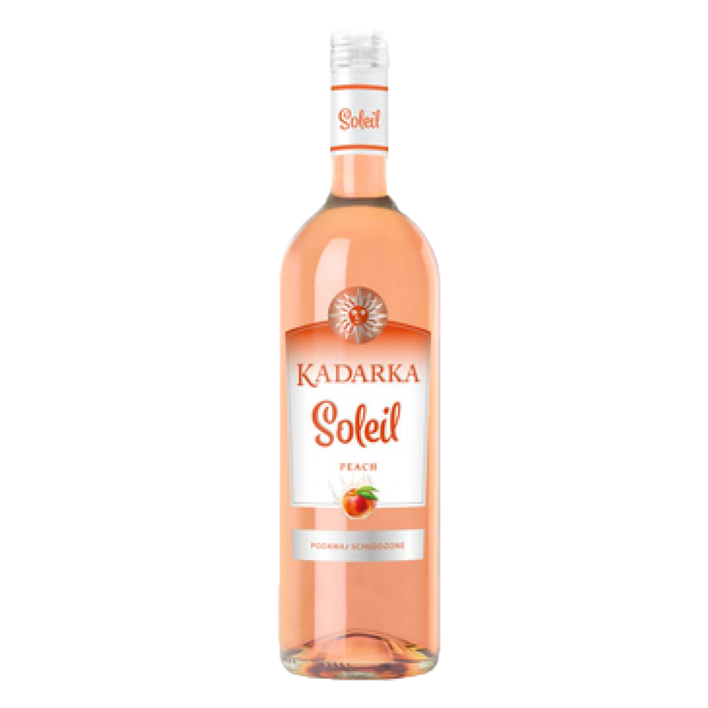 Wino Kadarka Soleil Peach 10% różowe słodkie 750 ml