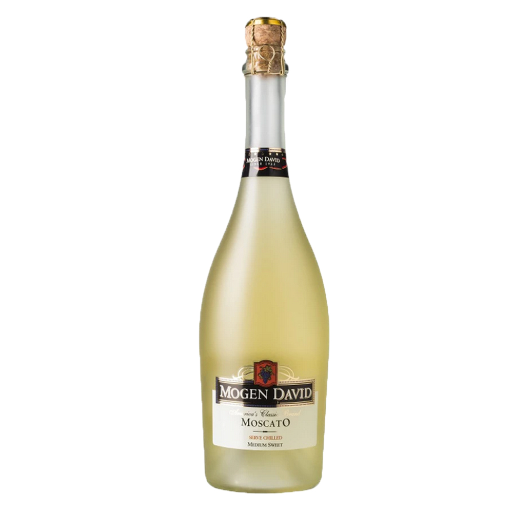 Wino musujące Mogen David Moscato 10% białe półsłodkie 750 ml