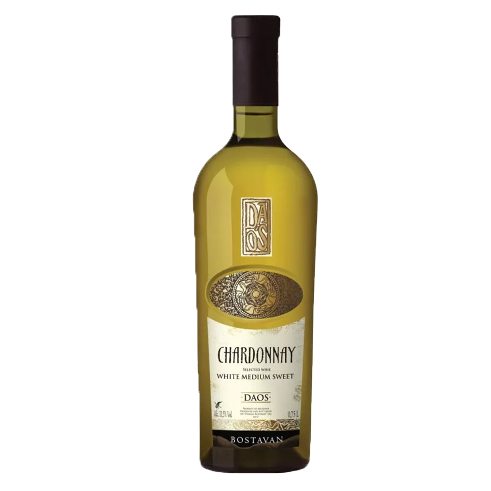 Wino Daos Chardonnay 11% białe półsłodkie 750 ml