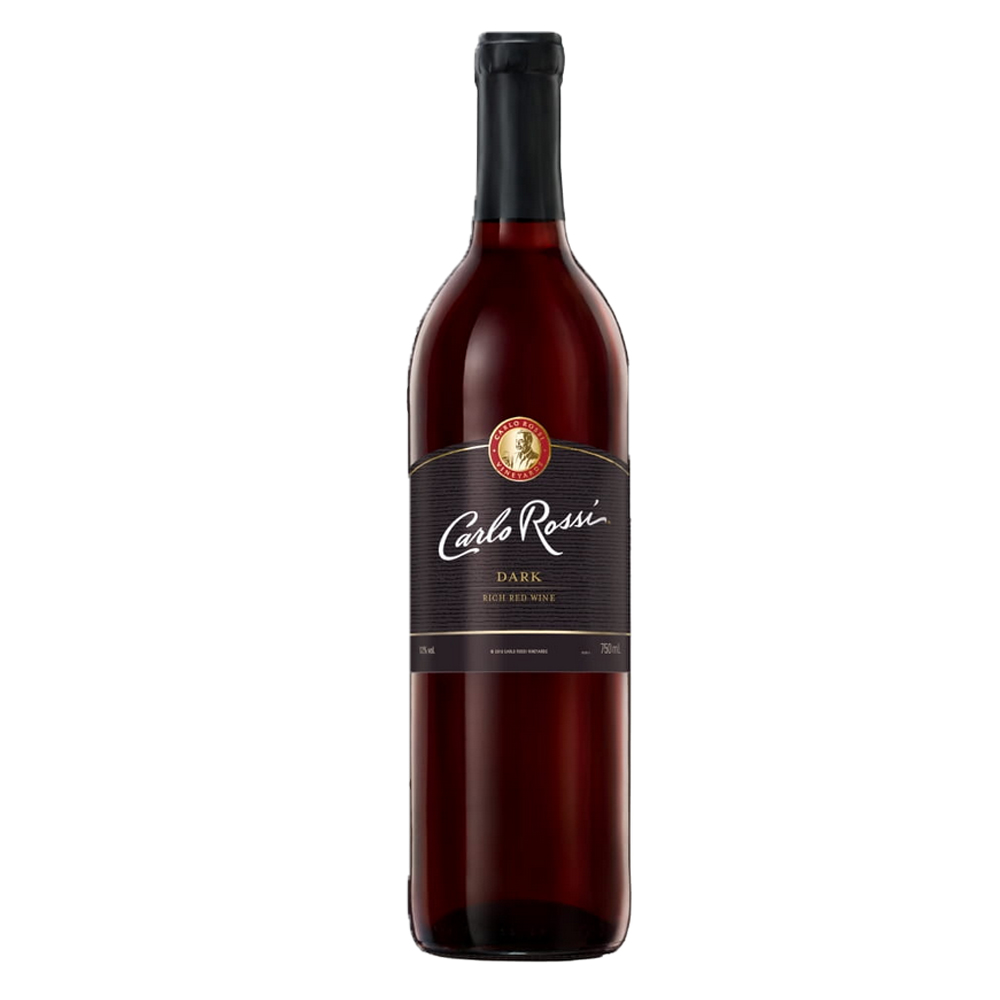 Wino Carlo Rossi Dark 12% czerwone półwytrawne 750 ml