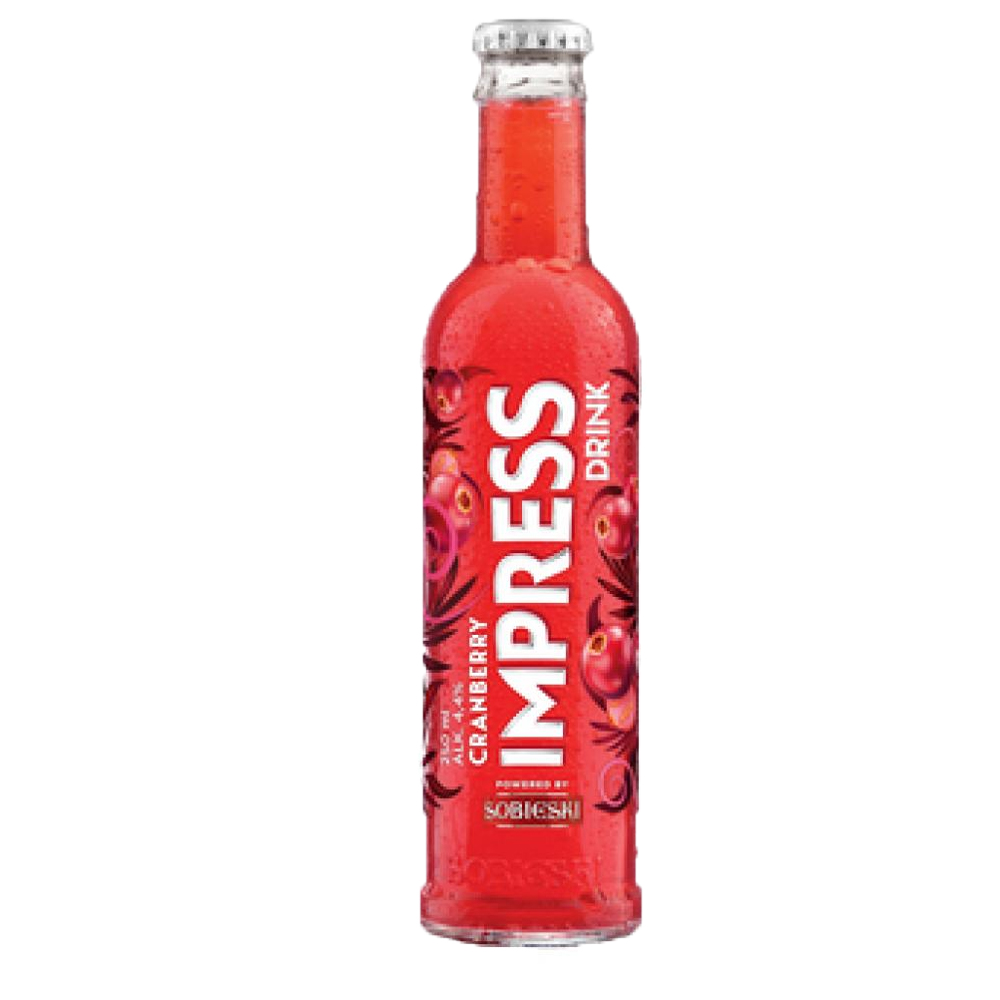 Drink Impress Cranberry 4,4% 250 ml