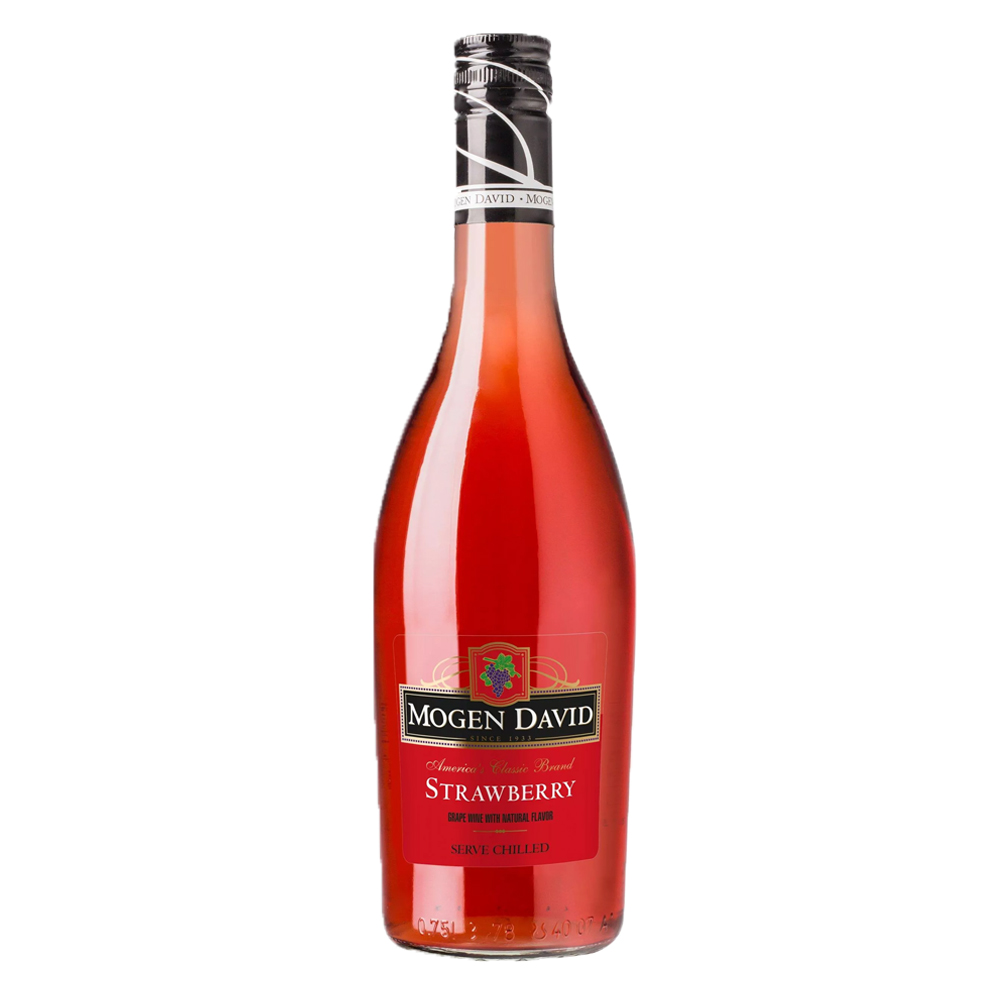 Wino Mogen David Strawberry 11% różowe półsłodkie 750 ml