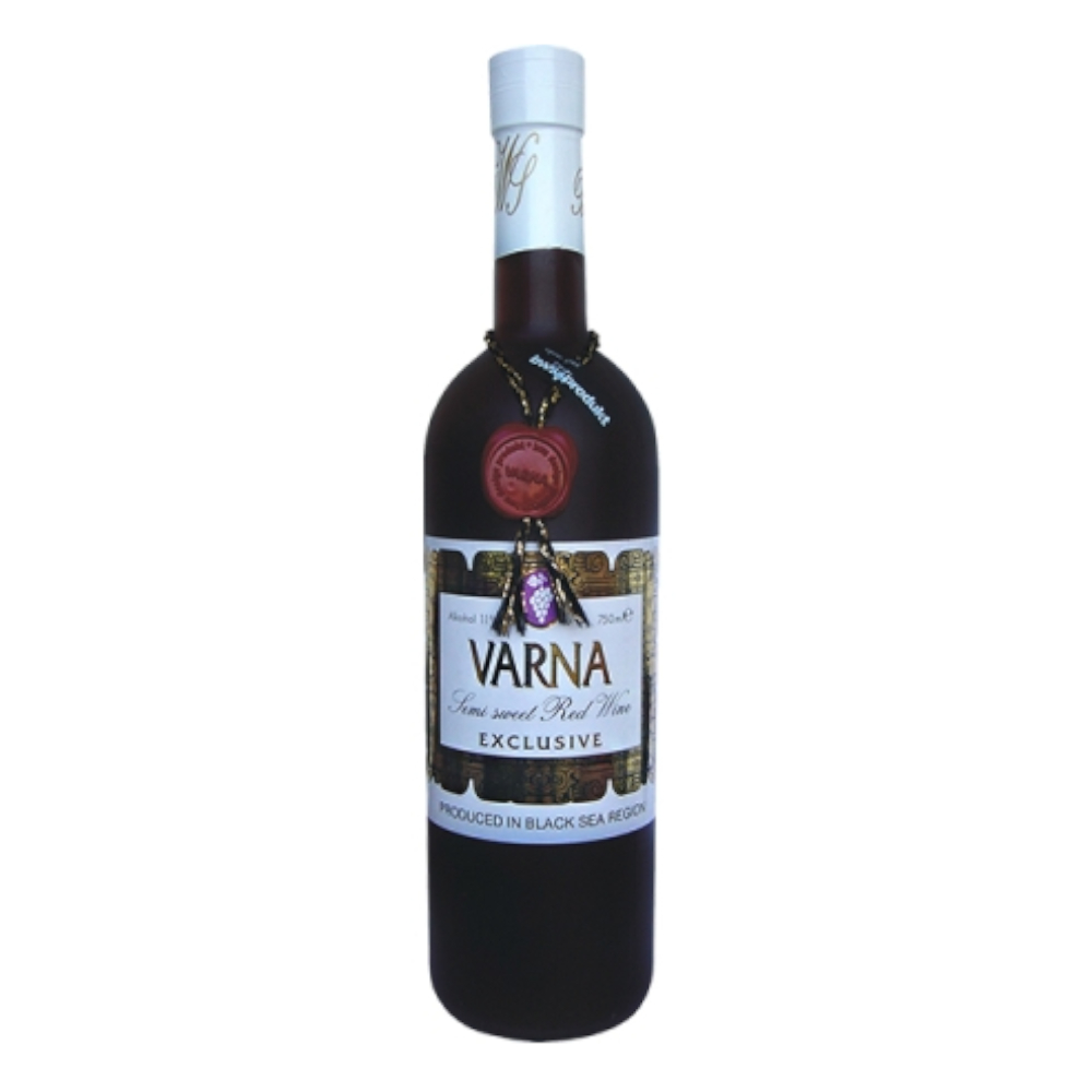 Wino Varna 11,5% czerwone półsłodkie 750 ml