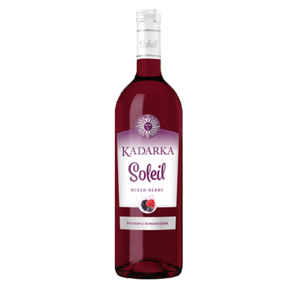 Wino Kadarka Soleil Owoce Lasu 10% różowe słodkie 750 ml