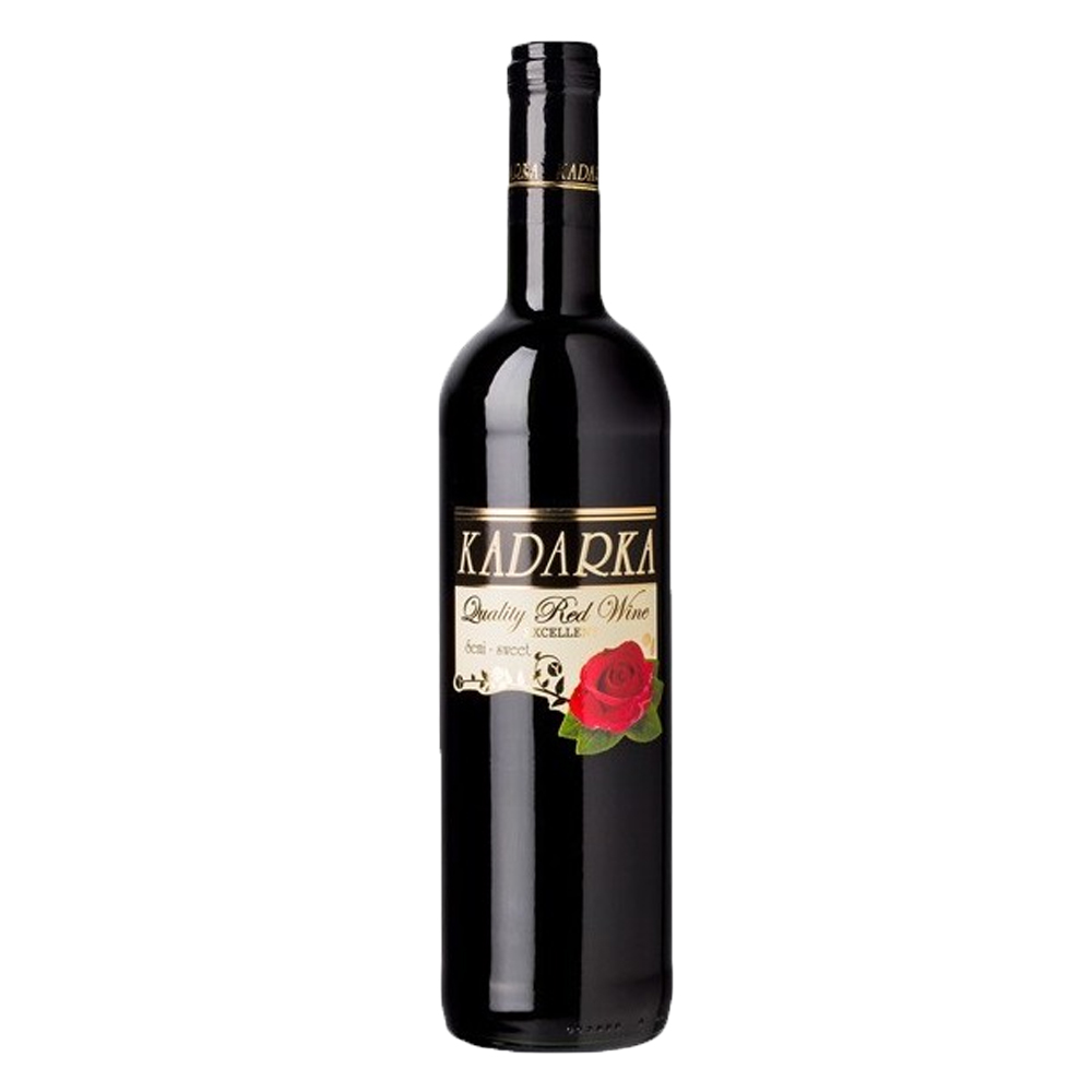 Wino Kadarka z różą 11% czerwone półsłodkie 750 ml