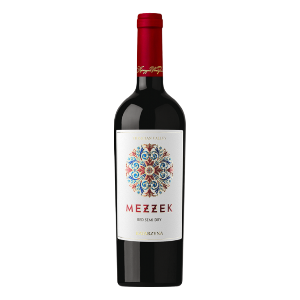 Wino Mezzek Pamid 13,5% czerwone półsłodkie 750 ml