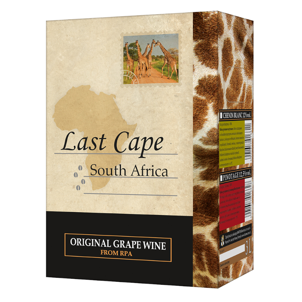Wino Last Cape Pinotage 12,5% czerwone półwytrawne 3000 ml