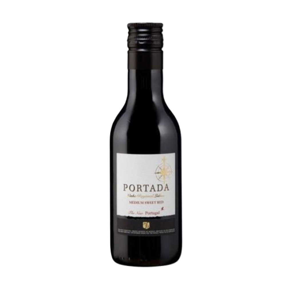 Wino Portada Lisboa 11,5% czerwone półsłodkie 187 ml