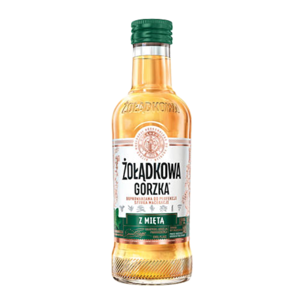 Żołądkowa Gorzka z Miętą 28% 200 ml