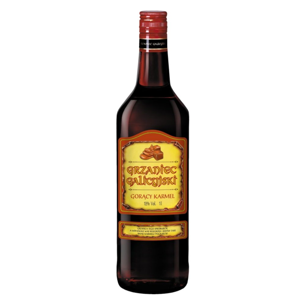 Wino Grzaniec Galicyjski Gorący Karmel 12% czerwone słodkie 1000 ml