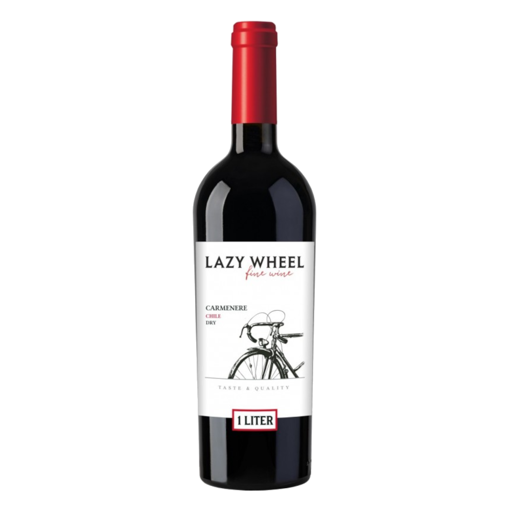 Wino Lazy Wheel Carmenere 13% czerwone wytrawne 1000 ml