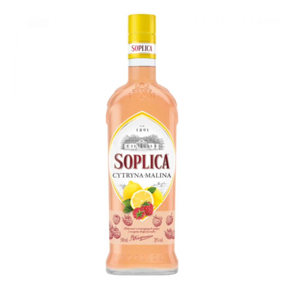 Likier Soplica Cytryna Malina 28% 500 ml