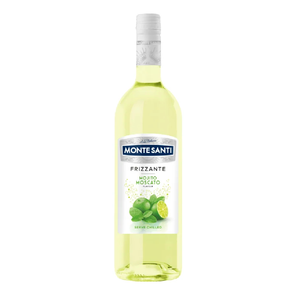 WIno Monte Santi Frizzante Mojito Moscato 10% białe słodkie 750 ml