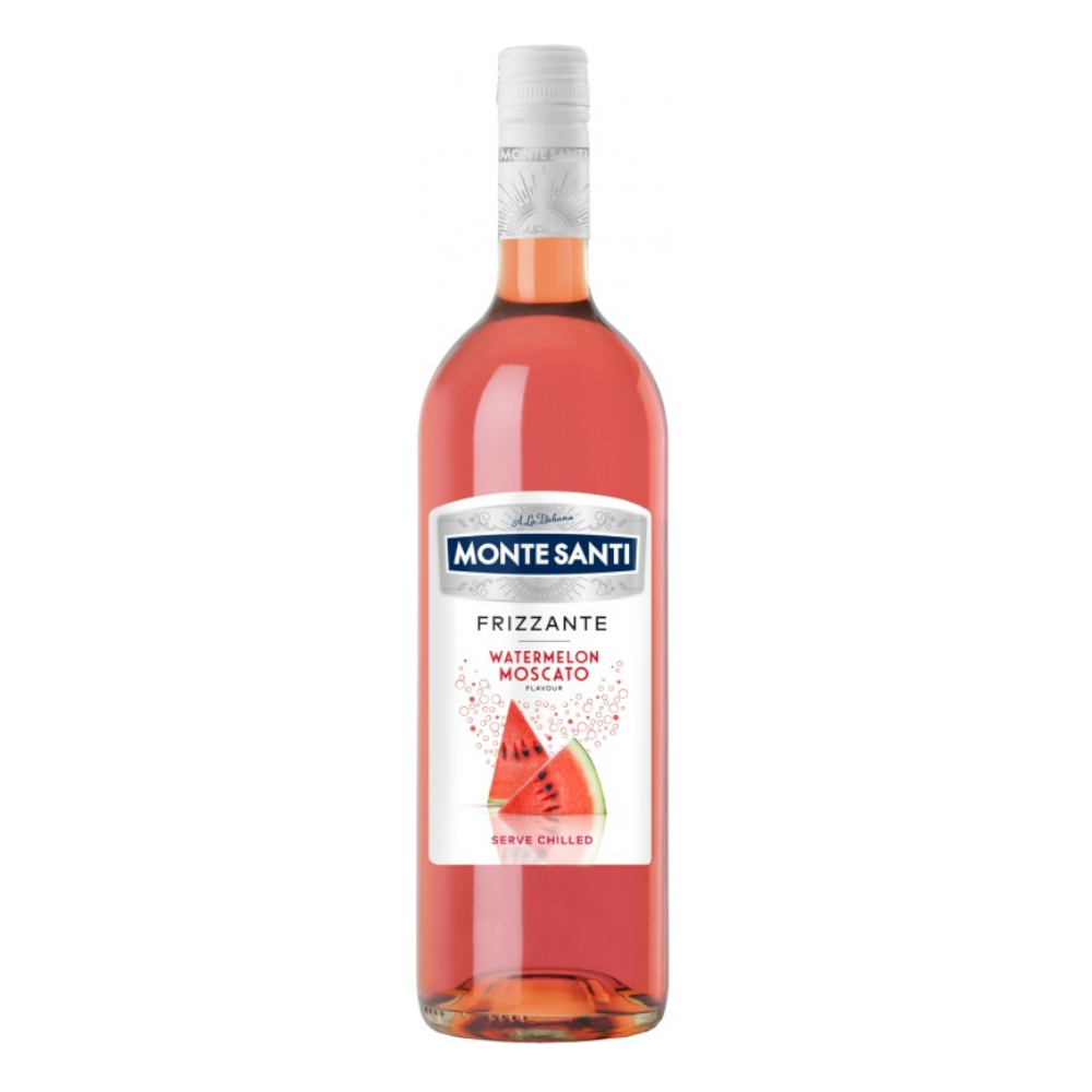 Wino Monte Santi Frizzante Watermelon Moscato 10% różowe półsłodkie 750 ml