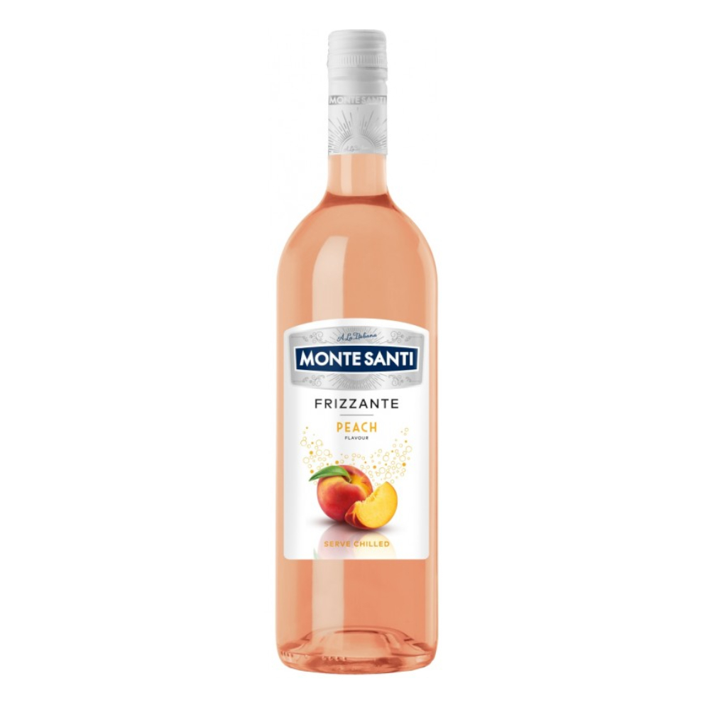 Wino Monte Santi Frizzante Peach 10% różowe półsłodkie 750 ml